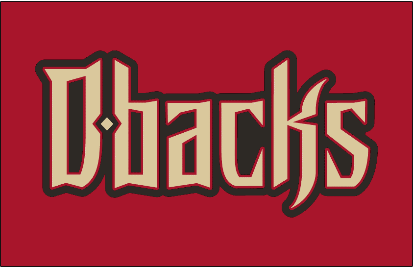 Arizona Diamondbacks 2007-2015 Jersey Logo vinyl decal